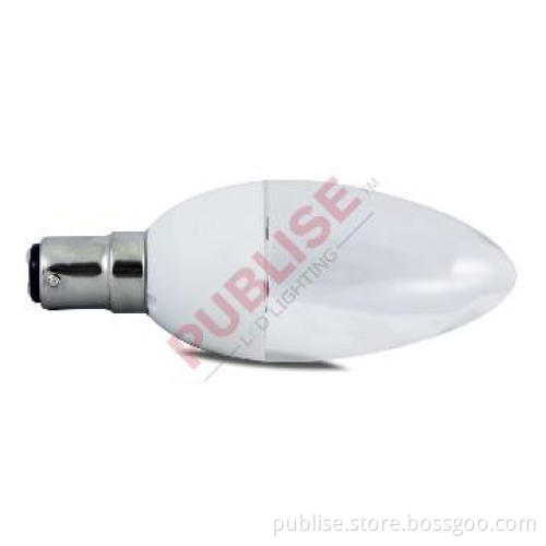 ODM/OEM Samsung AC LED B15 based transparent Housing C37 led bulb